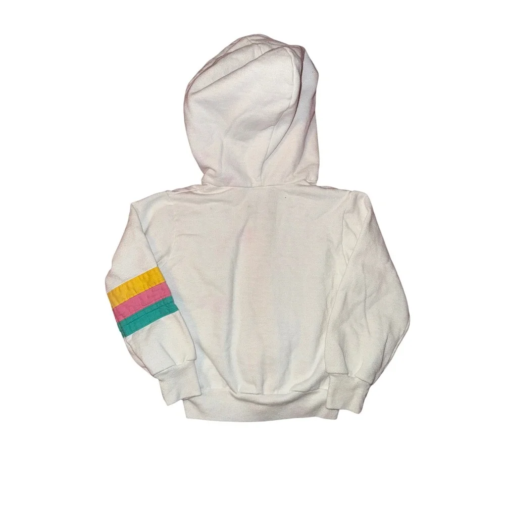 Vintage Hartstrings Girls 4pc Set Pink White Green ‎ Hoodie Sweatpants Socks 5 6